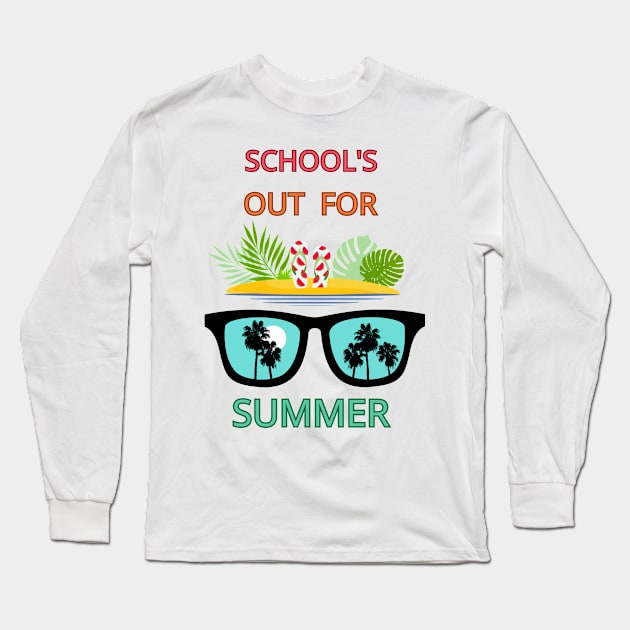 School's out for summer Long Sleeve T-Shirt by logo desang